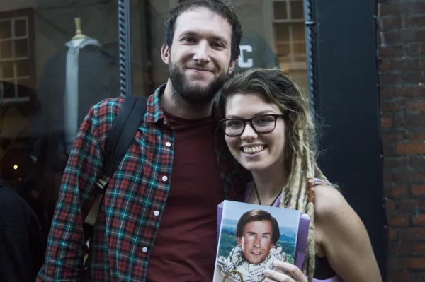 Alan Partridge book signing
