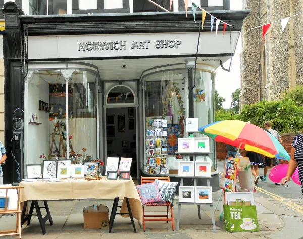 Open Evening At Norwich Art Shop