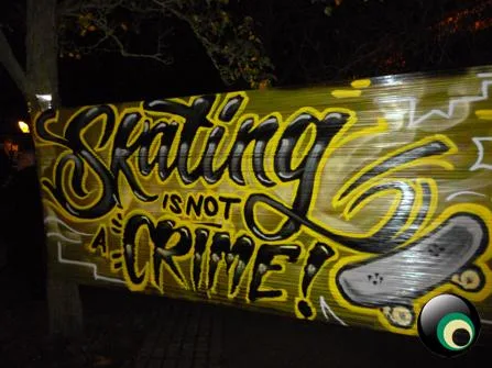 Demo against Norwich Skateboarding ban