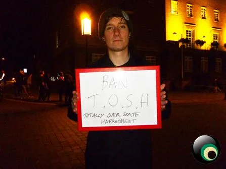 Demo against Norwich Skateboarding ban
