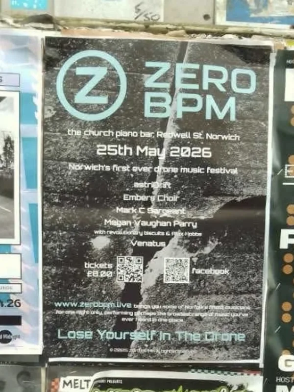 Martin Noble-James, Organiser Zero BPM Drone Festival