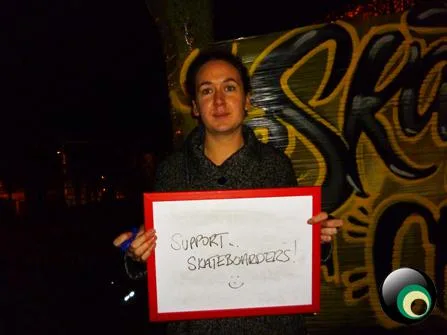 Demo against Norwich Skateboarding ban