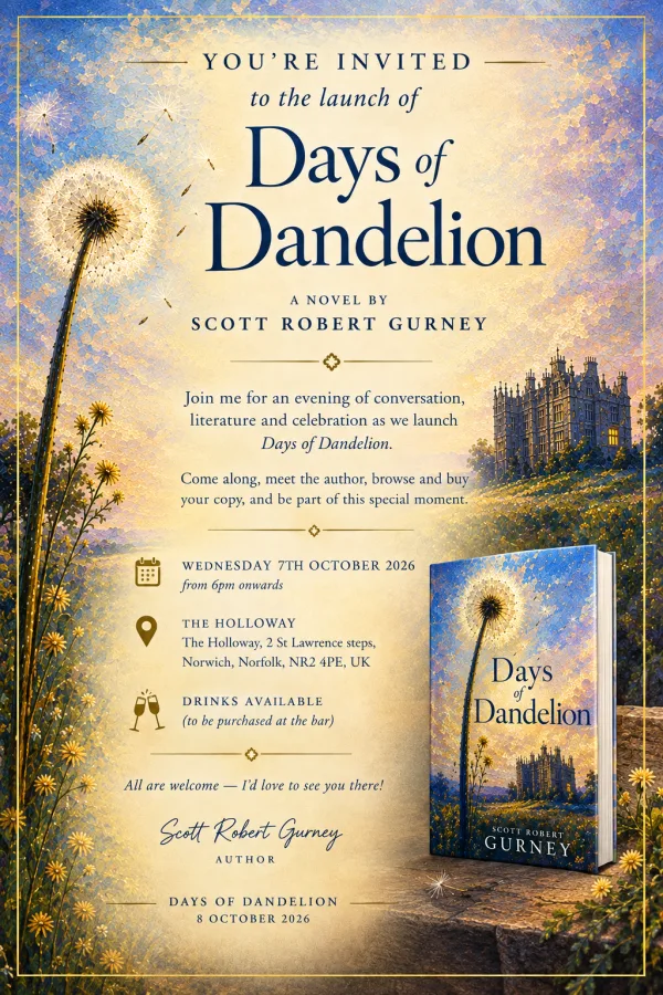 Scott Robert Gurney - 'Days of Dandelion' Book Launch + Q&A