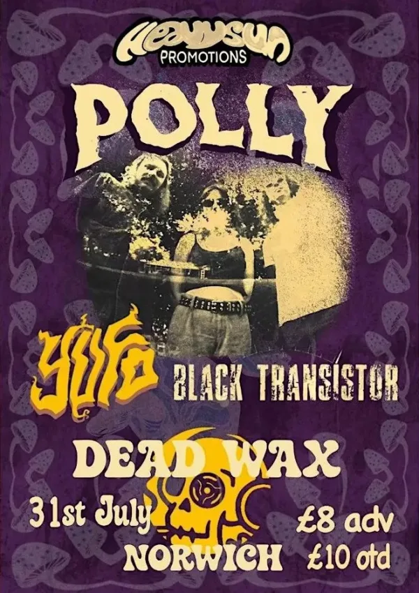 HEAVYSUN PROMOTIONS PRESENTS: POLLY (DE), YUFO, BLACK TRANSISTOR
