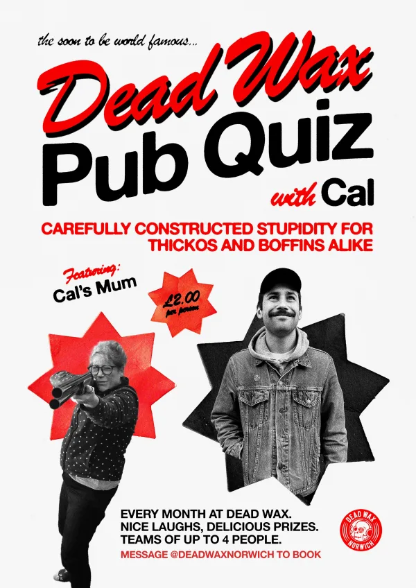 PUB Quiz with cal & his mum
