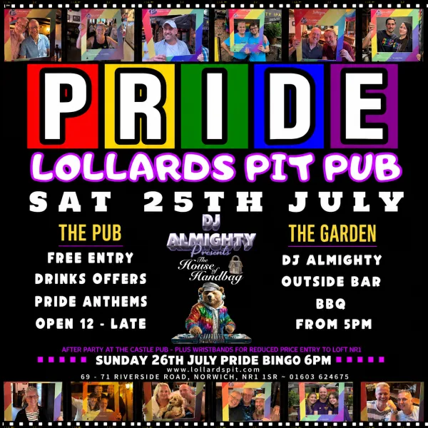 Norwich Pride At Lollards Pit 2025