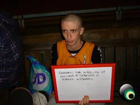 Demo against Norwich Skateboarding ban