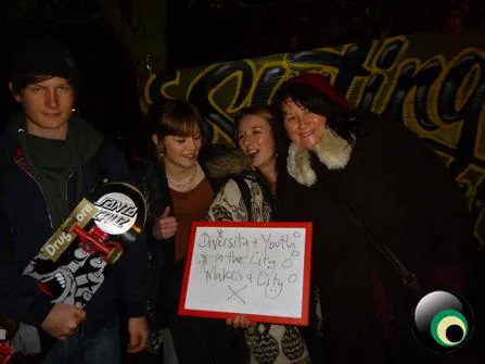 Demo against Norwich Skateboarding ban