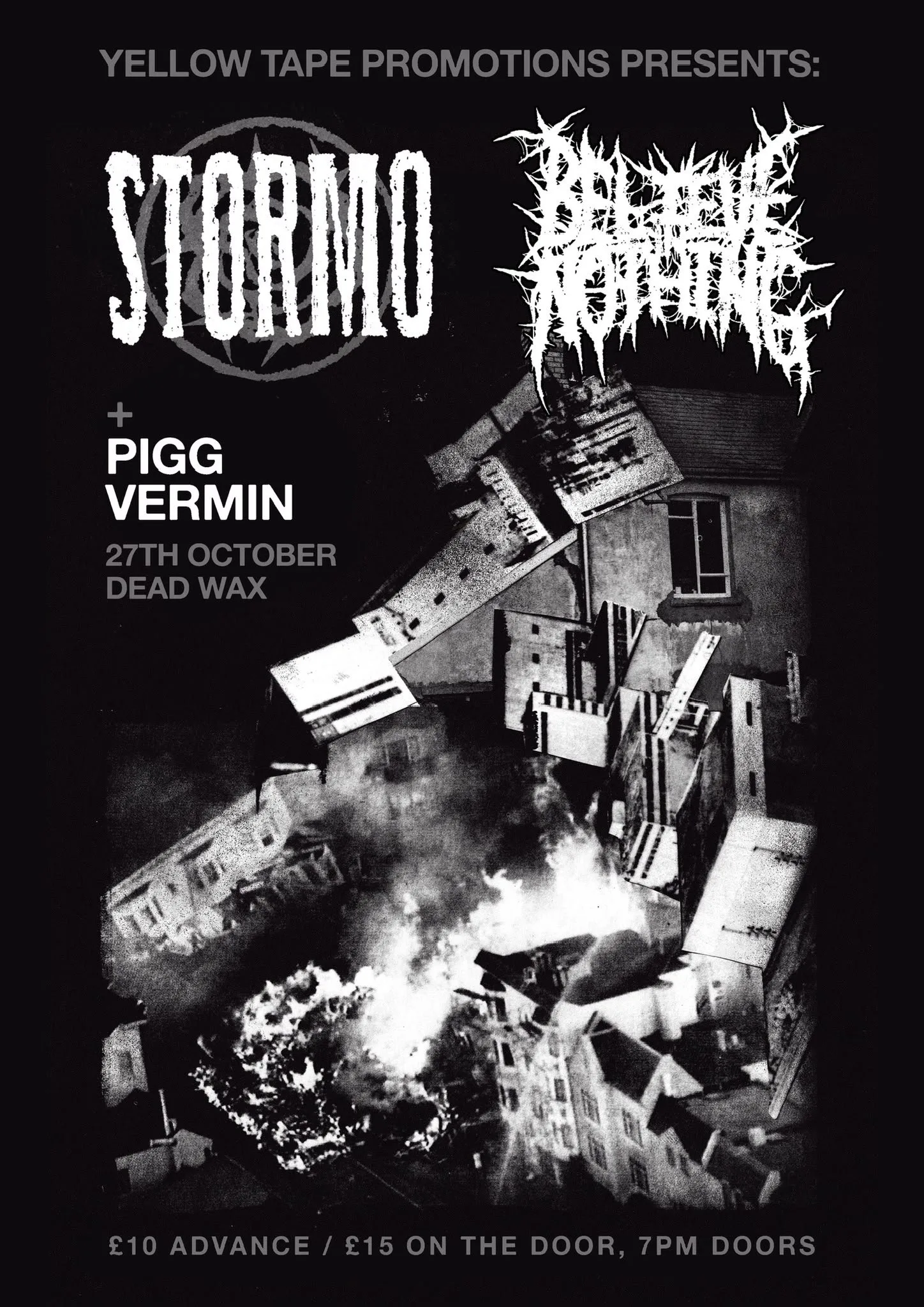 ytp presents: Stormo + Believe In Nothing + Pigg + Vermin