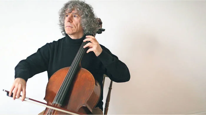 Steven Isserlis and Sam Hayward at the John Innes Centre