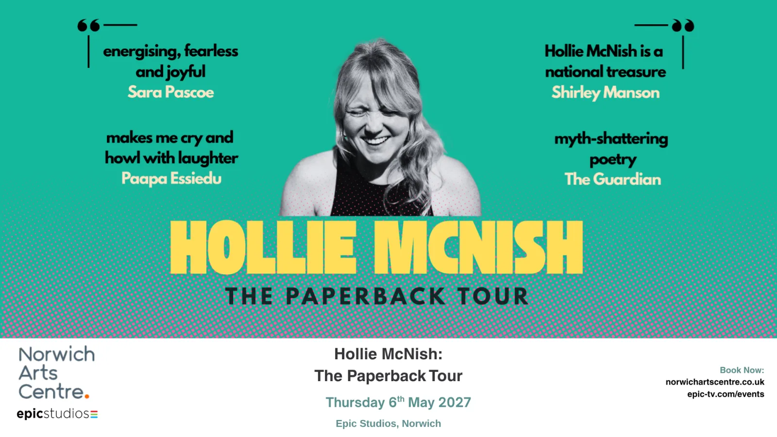 Spoke presents Hollie McNish