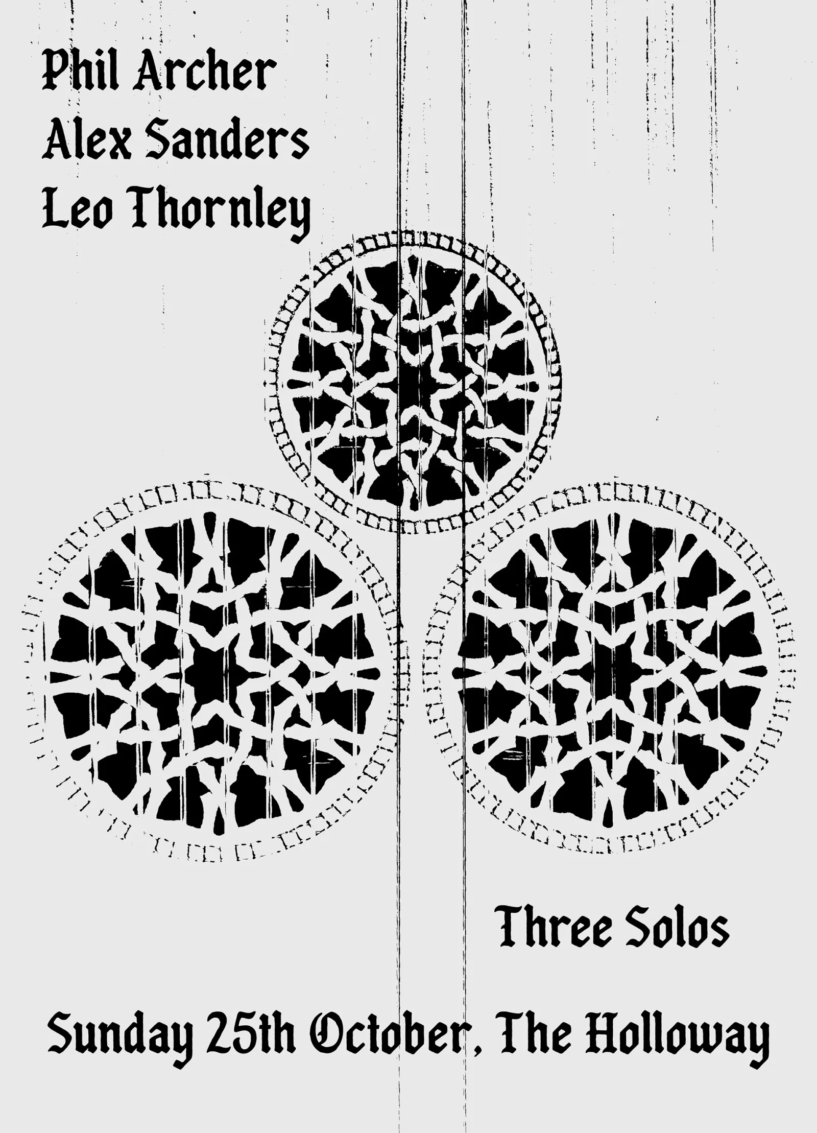 Eastern Ear presents: Phil Archer + Alex Sanders + Leo Thornley