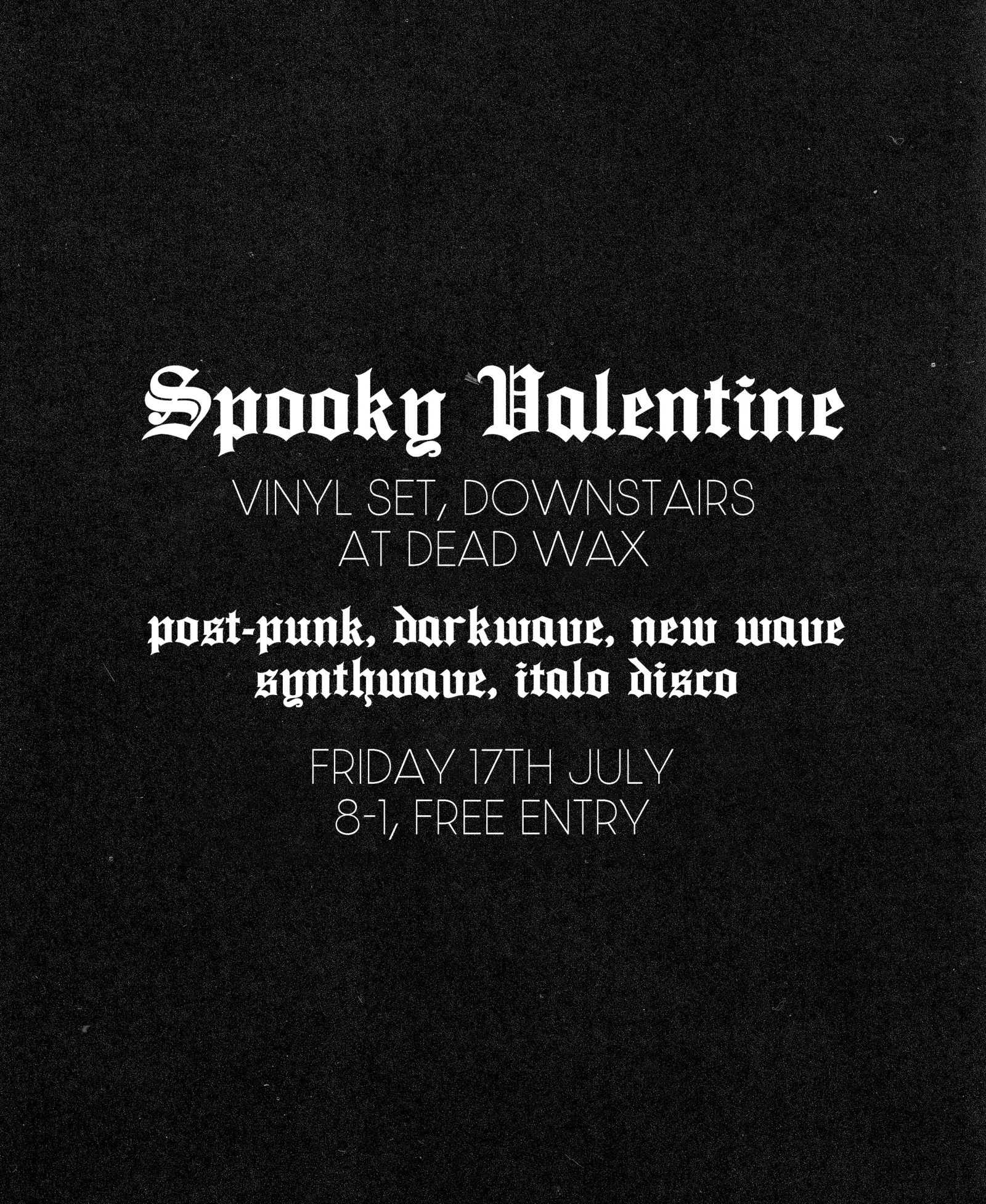spooky valentine (dj set)