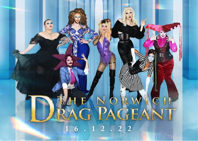 Norwich Drag Show Pageant Interview with entire cast