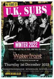 UK SUBS, L.O.A.D, HALFWITS & RAWBOTS