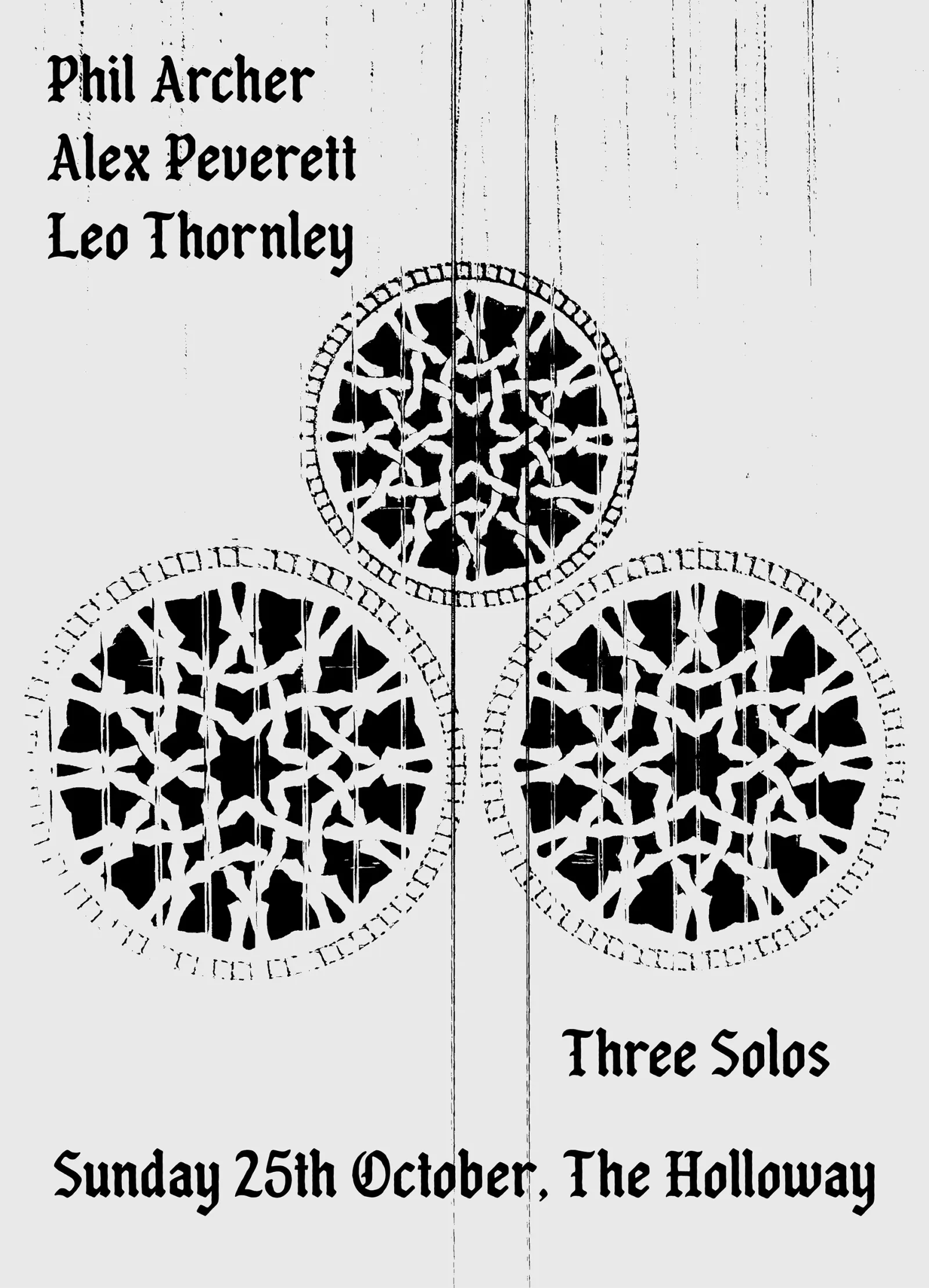Phil Archer + Alex Peverett + Leo Thornley