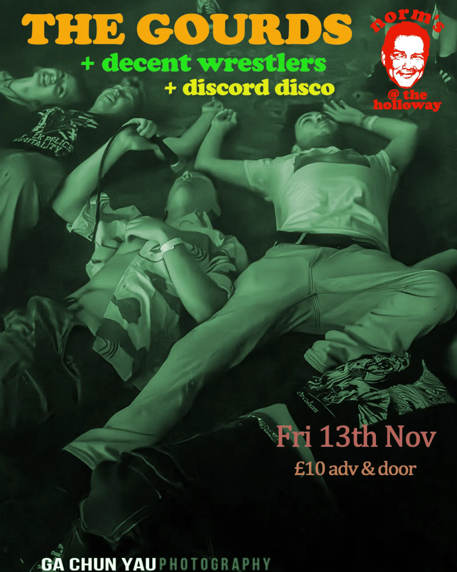 Norm’s present: The Gourds + Discord Disco + more!