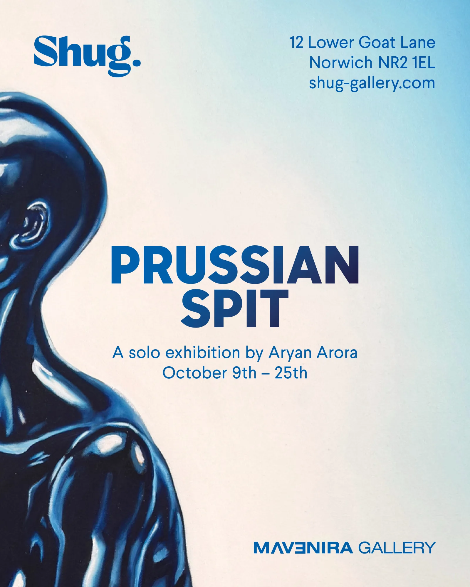 Prussian Spit - A UK Debut Solo Exhibition by Aryan Arora