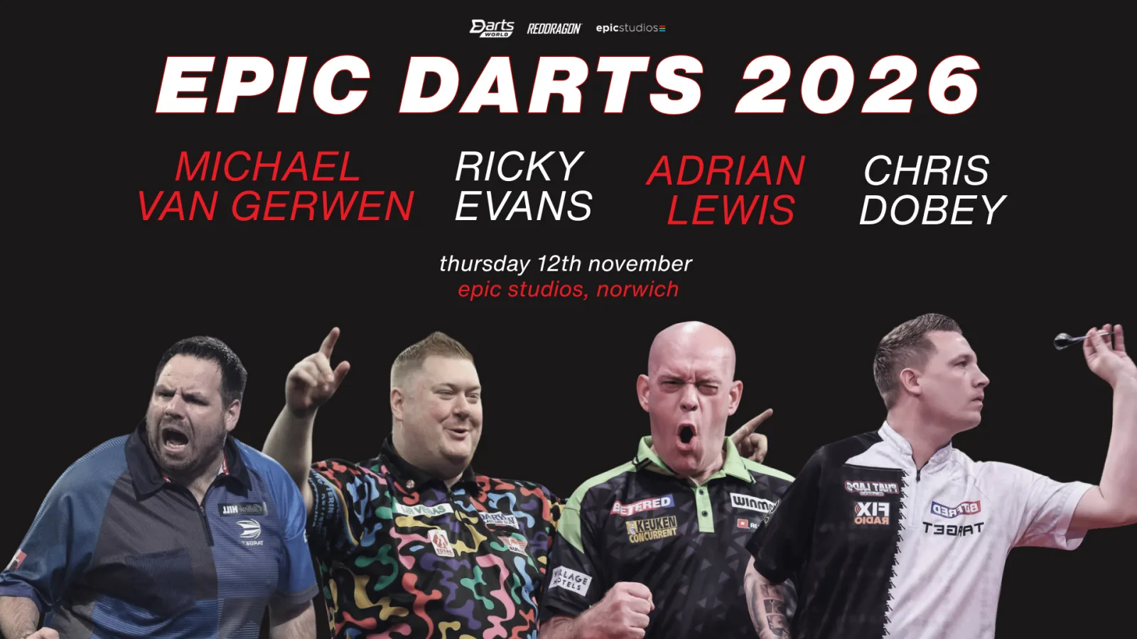 Epic Darts 2026 - November 12th