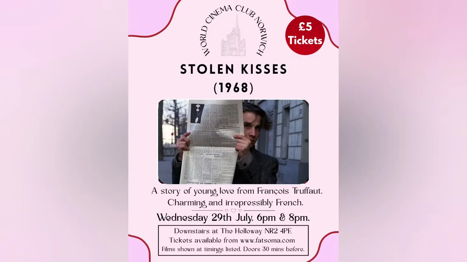World Cinema Club Presents Stolen Kisses