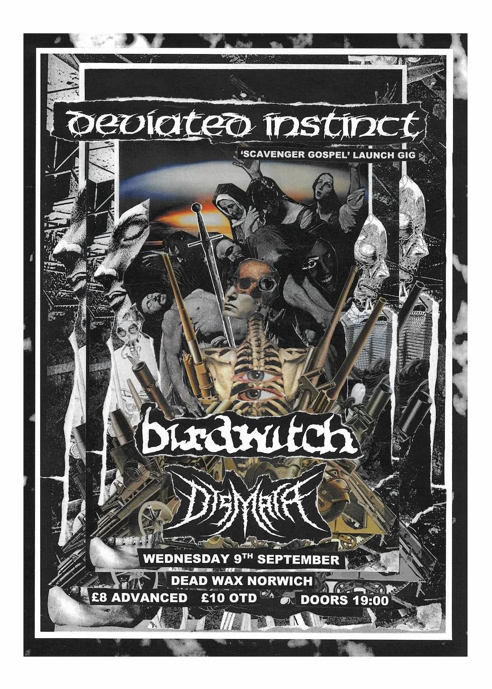 Deviated Instinct + BirdWitch + Dismara