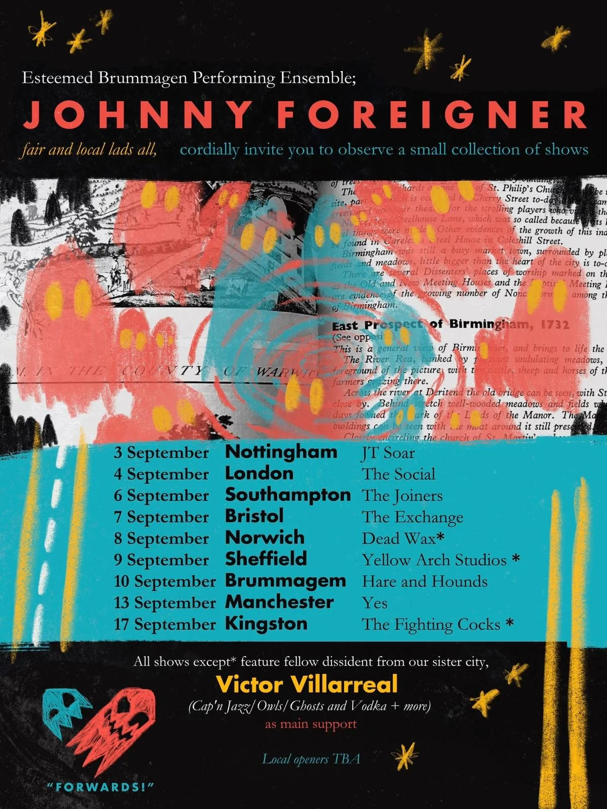 Johnny Foreigner + supports