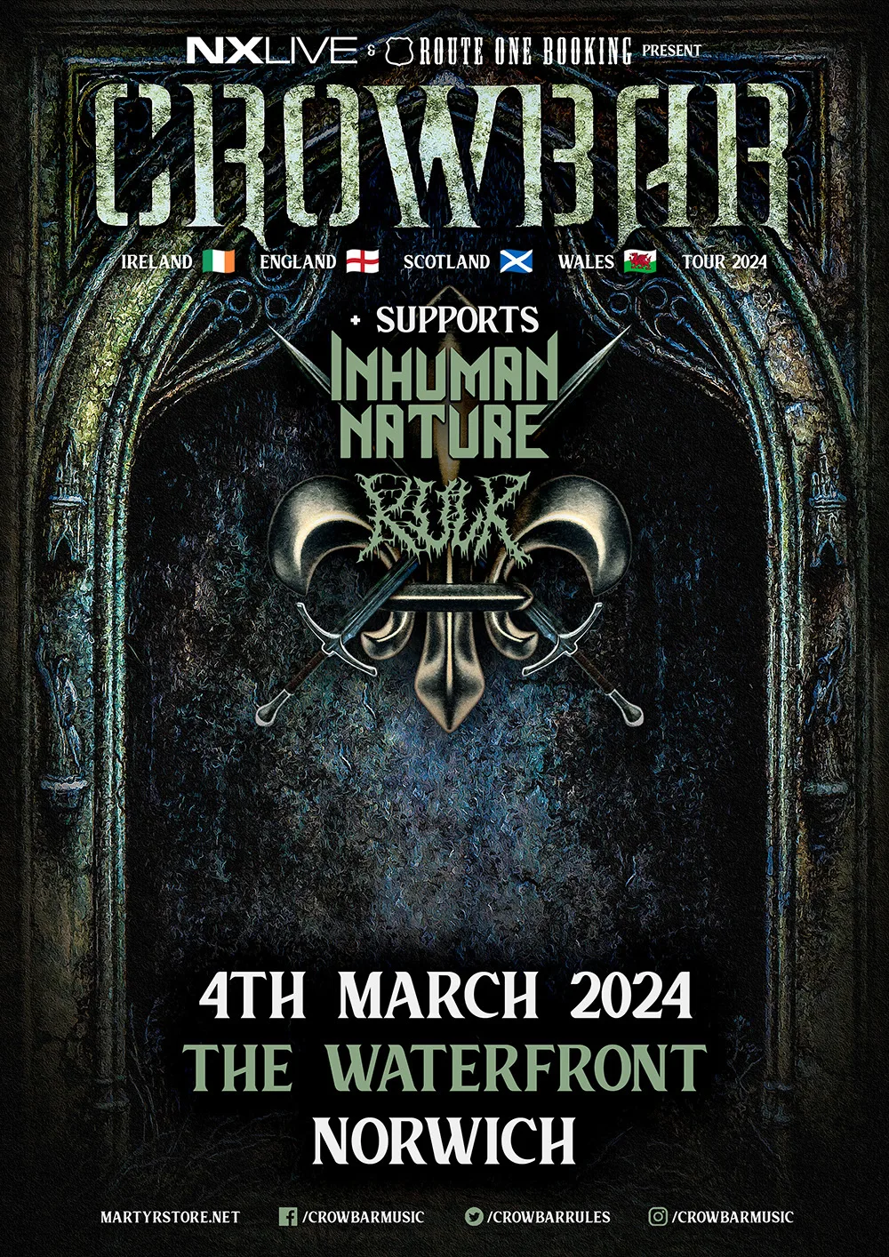 CROWBAR, INHUMAN NATURE & KULK