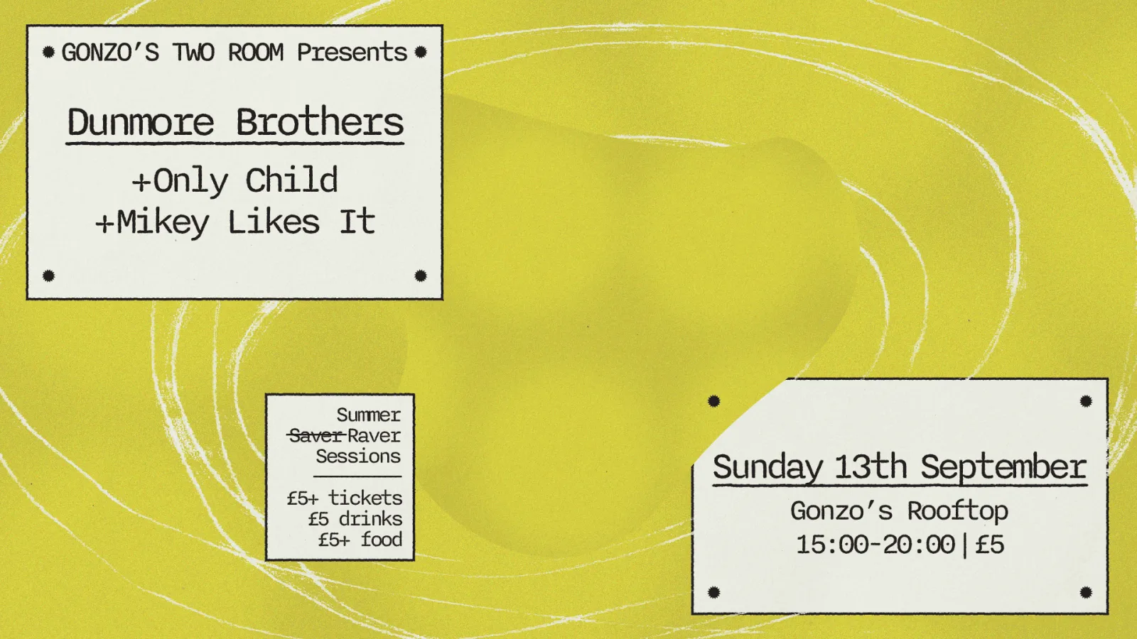 Rooftop Sunday Session w Dunmore Brothers (Summer Closing)