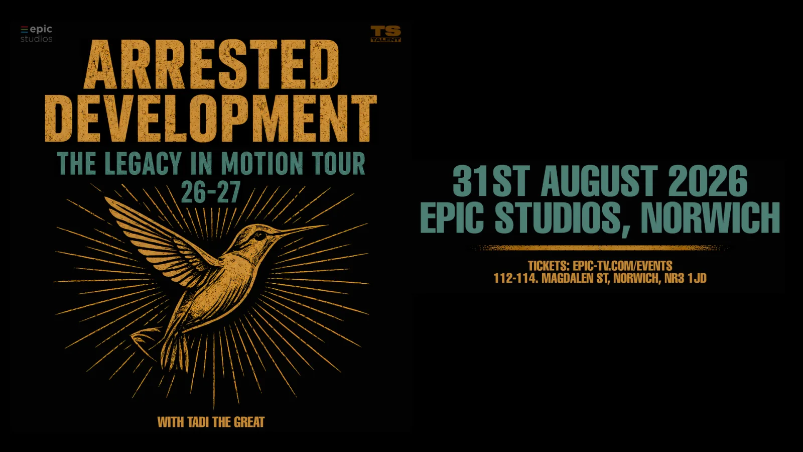 Arrested Development (plus Tadi The Great)