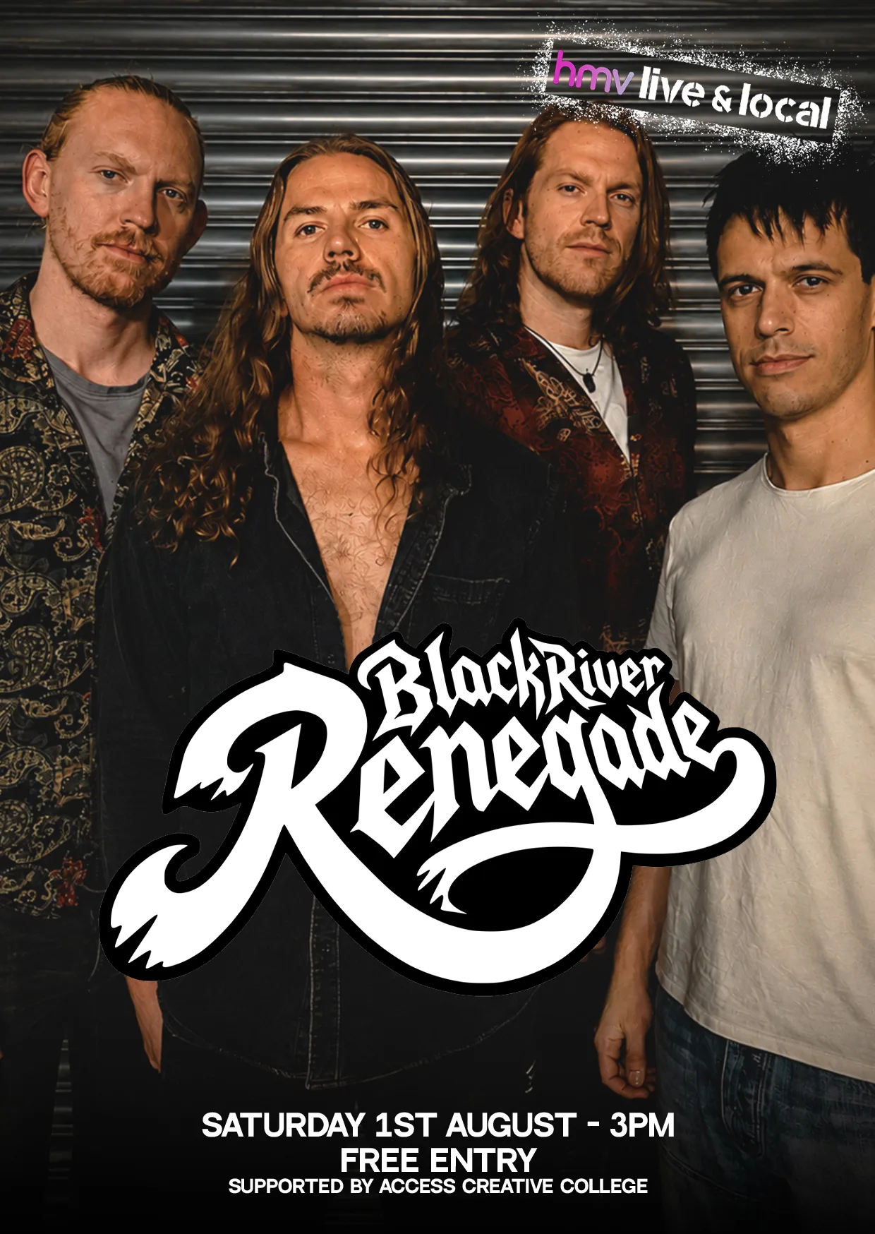 hmv Live And Local with BLACK RIVER RENEGADE