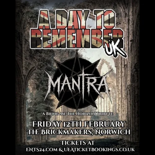 A Day To Remember UK & Mantra