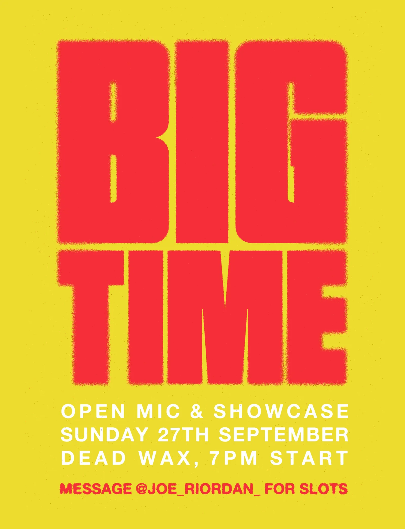 Big Time Open Mic