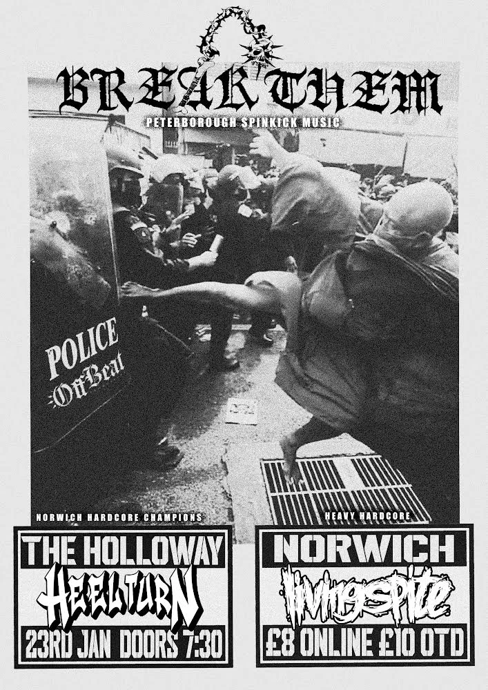 Offbeat presents BREAK THEM + HeelTurn + LivingSpite