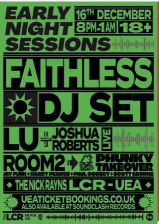 Early Night Debut with Faithless DJ Set