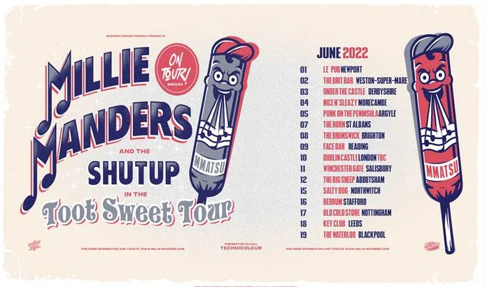 MILLIE MANDERS AND THE SHUTUP – SWEET MELODY