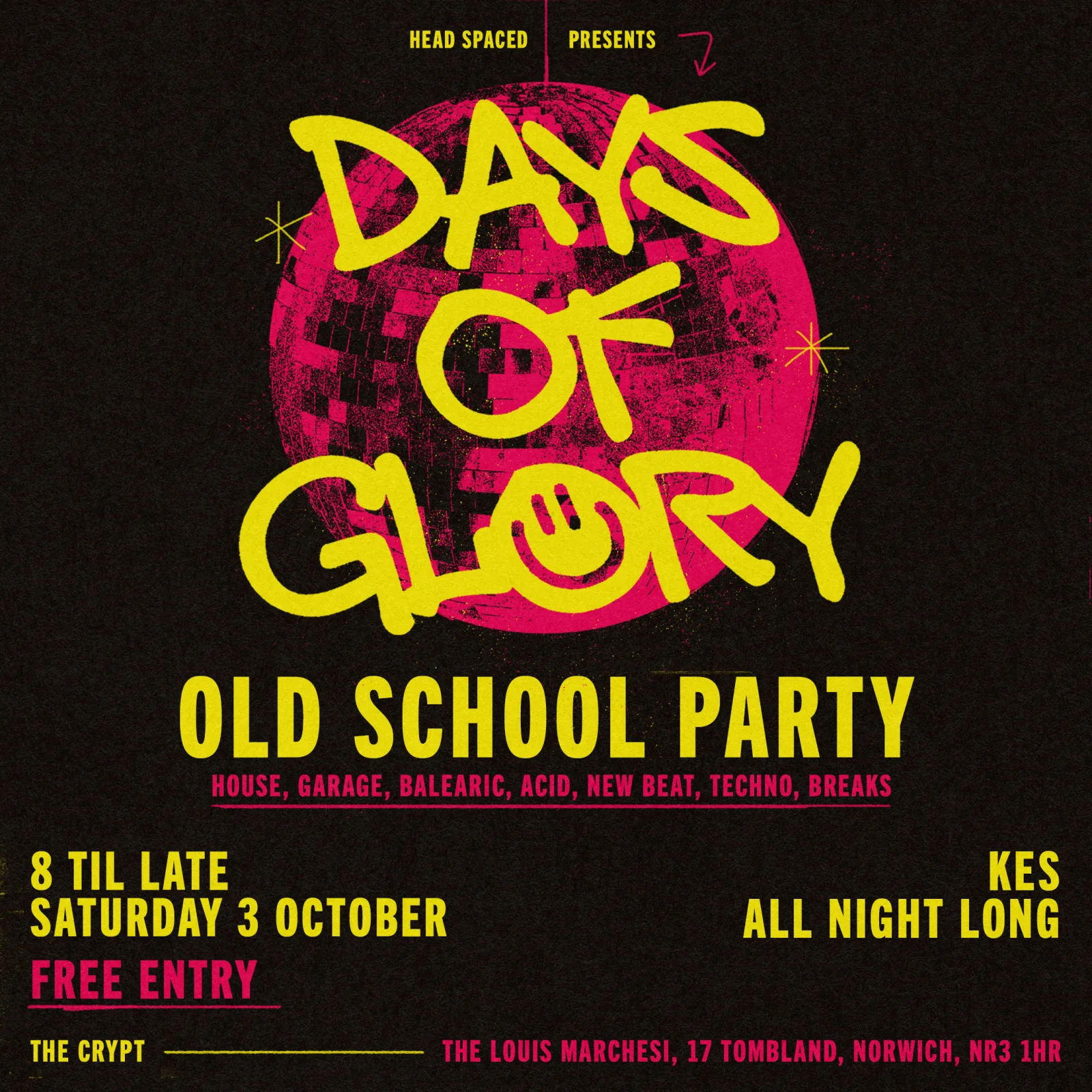Days of Glory Old School Party