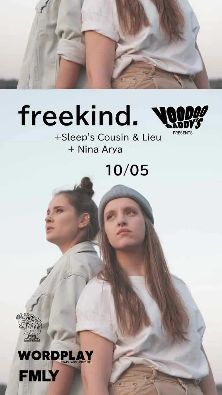 Win 2 tickets to see freekind