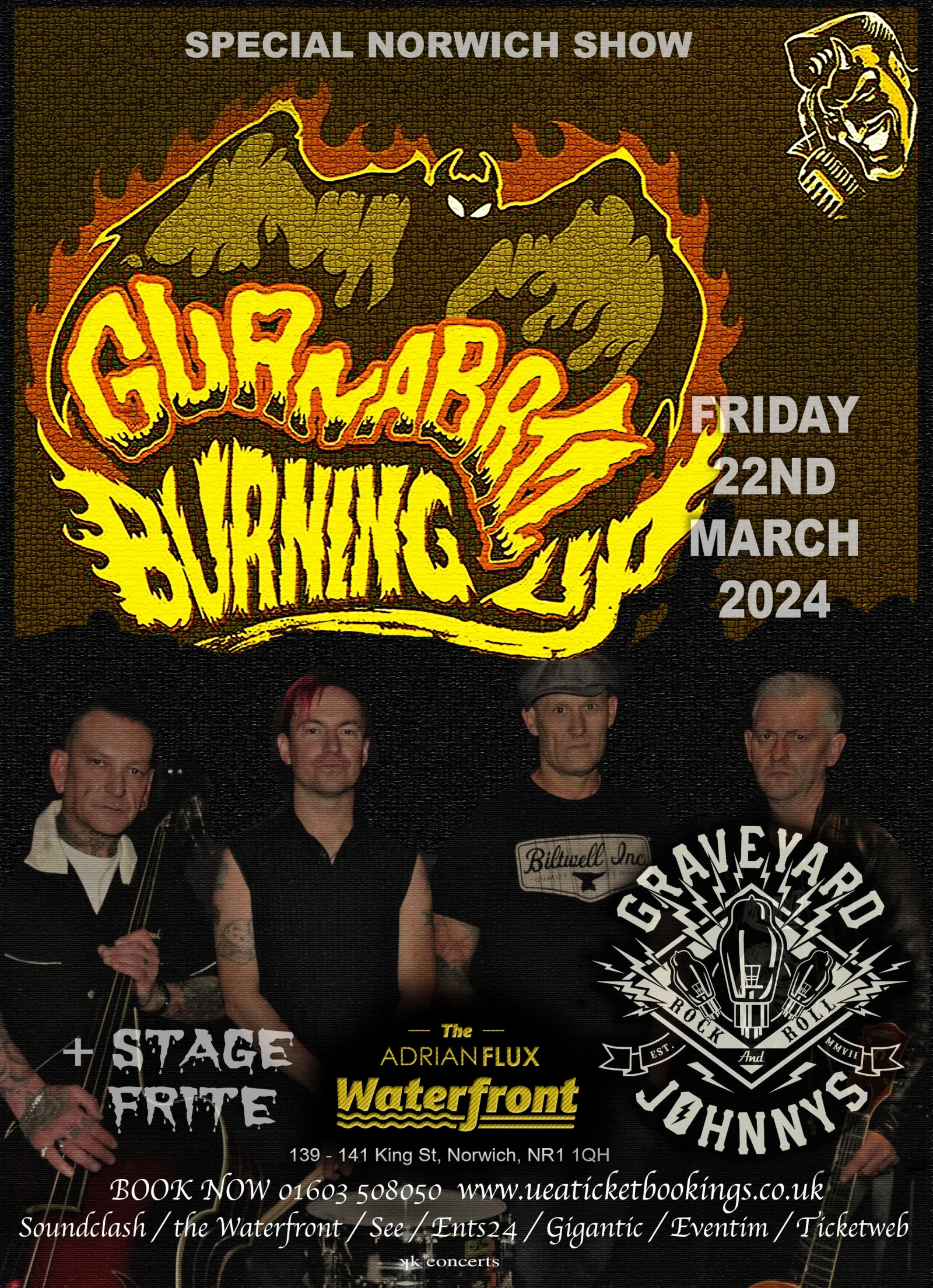 Guana Batz, Graveyard Johnnys & Stage Frite