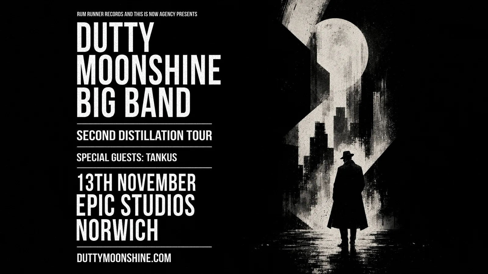Dutty Moonshine Big Band's Second Distillation UK Tour