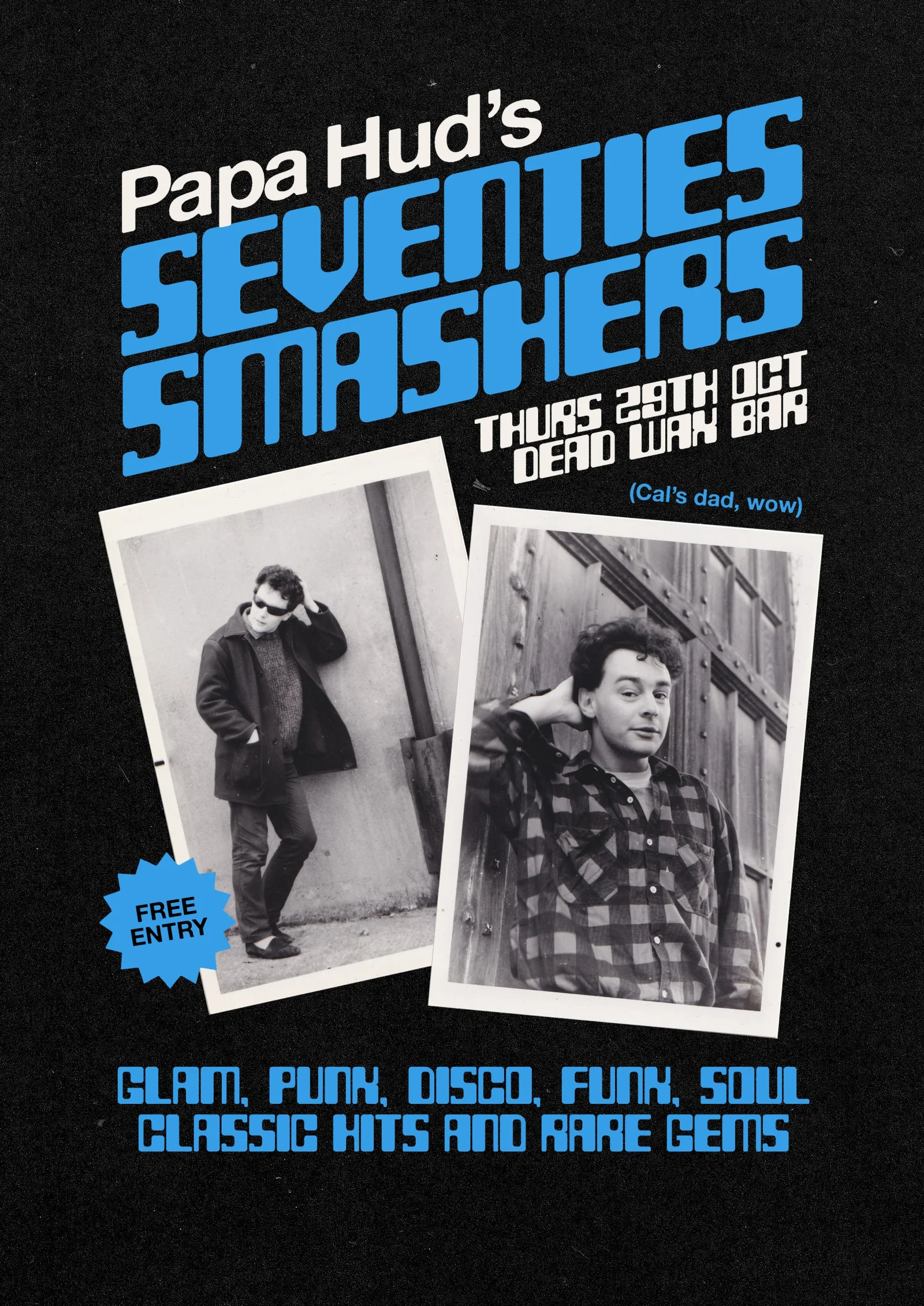 papa hud’s seventies smashers