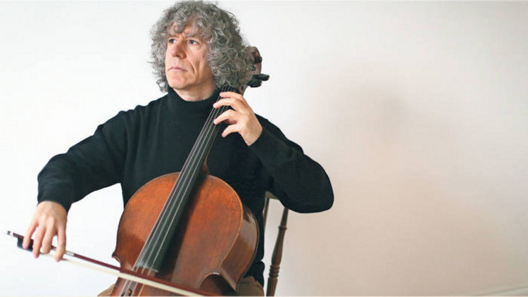 Steven Isserlis and Sam Hayward at the John Innes Centre