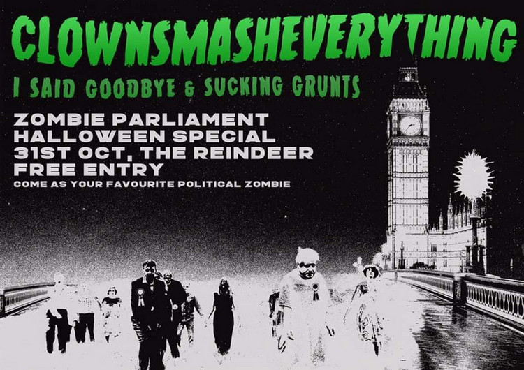 CLOWN SMASH EVERYTHING, I SAID GOODBYE & SUCKING GRUNTS