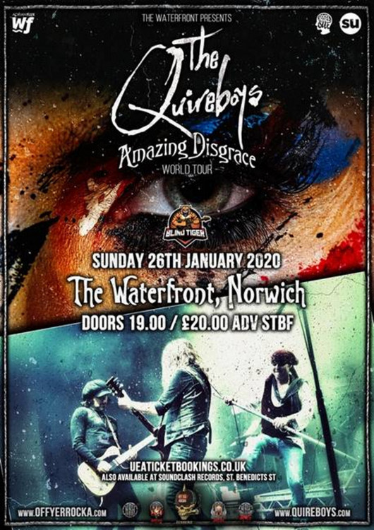 THE QUIREBOYS & BLIND TIGER