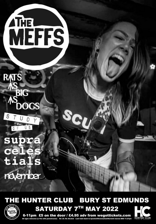 THE MEFFS, RATS AS BIG AS DOGS, SUPRACELESTIALS, STUDY OF US, NOVEMBER
